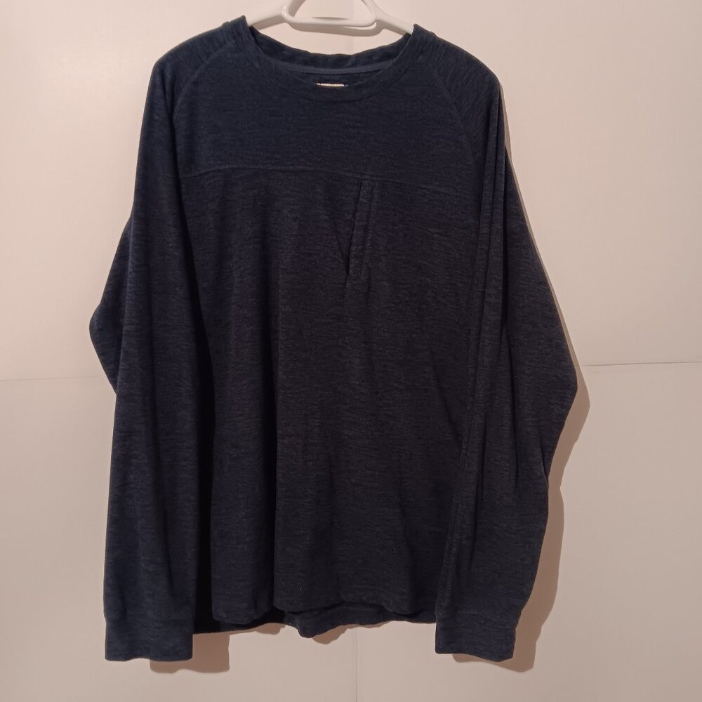 Magellan Outdoors Woodlake Long Sleeve Fleece SWEATER FRONT POCKET Outdoor 2XL